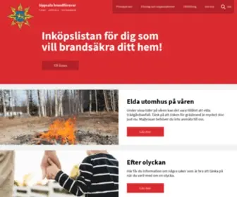 Uppsalabrandforsvar.se(Brandförsvar) Screenshot