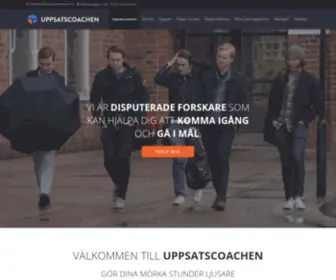 Uppsatscoachen.se(Handledning För Uppsats) Screenshot