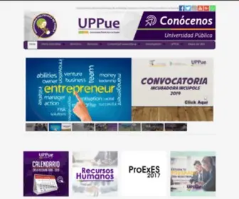 Uppuebla.edu.mx(Universidad Politecnica de Puebla) Screenshot