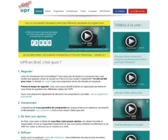 Uprenbref.fr(UPR en Bref) Screenshot