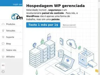 Upress.com.br(Hospedagem gerenciada de WordPress) Screenshot