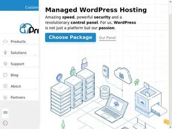 Upress.io(The Preferred WordPress Hosting Service) Screenshot