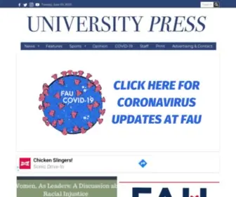 Upressonline.com(Florida Atlantic University's only student) Screenshot