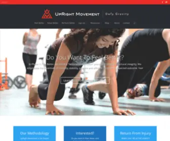Uprightmovement.com(UpRight Movement) Screenshot