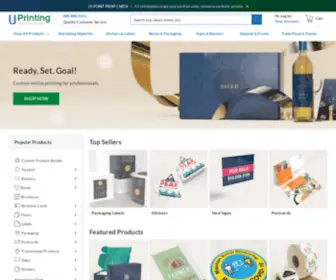 Uprinting.com(Online Printing) Screenshot