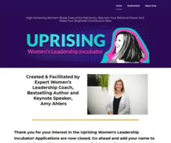 Uprisingincubator.com(High Achieving Women) Screenshot