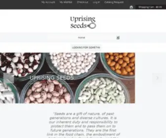 Uprisingorganics.com(Uprising Organic Seeds) Screenshot