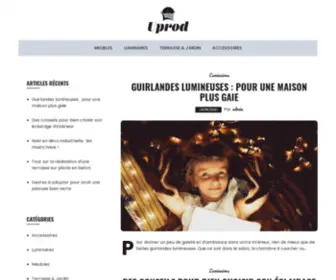 Uprod.fr(Vous offre les meilleures idées de décorations et de mobilier pour votre maison) Screenshot