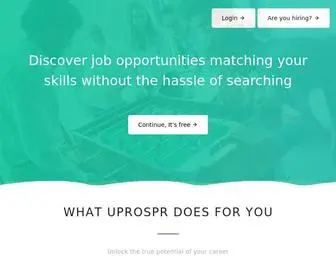 Uprospr.com(UProspr) Screenshot