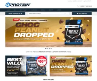 Uprotein.com.au(Protein) Screenshot