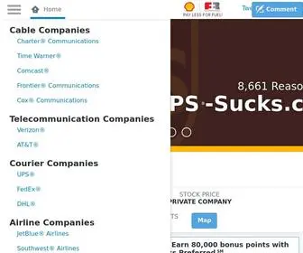UPS-Sucks.net(UPS®) Screenshot
