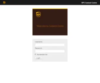 Upscontentcentre.com(UPS CC) Screenshot