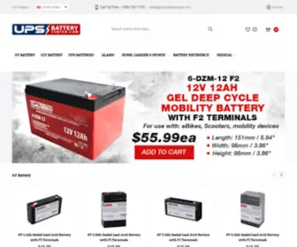 Upsbatterycenter.com(Sealed Lead Acid Battery (AGM)) Screenshot