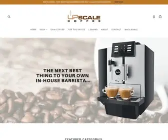 Upscalecoffee.com(Upscale Coffee) Screenshot