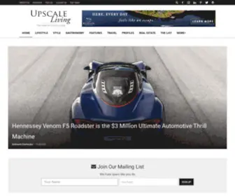Upscalelivingmag.com(Luxury Lifestyle Magazine) Screenshot