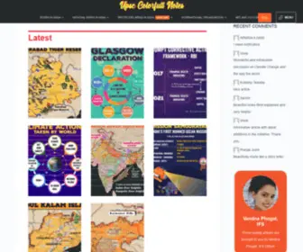 Upsccolorfullnotes.com(UPSC Colorfull notes) Screenshot