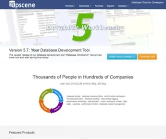 Upscene.com(Database tools for Developers) Screenshot