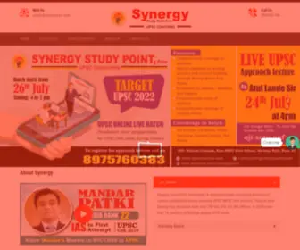 Upscmantra.com(Synergy Study Point) Screenshot