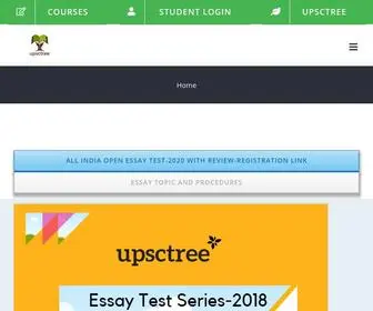 Upsctree.com(UPSCTREE) Screenshot