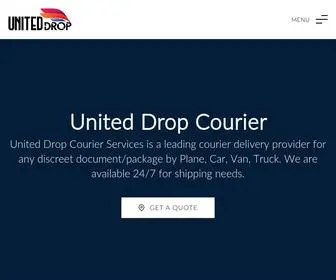 Upsdrop.com(United Drop Courier Services) Screenshot