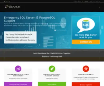 Upsearch.com(Microsoft SQL Server Support) Screenshot