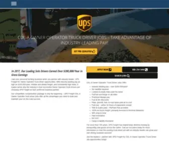 Upsfreightowneroperators.com(UPS freight) Screenshot
