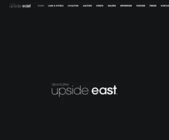 Upside-East.com(Upside east) Screenshot