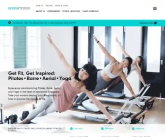 Upsidemotion.com(Singapore’s finest multidisciplinary fitness studio) Screenshot