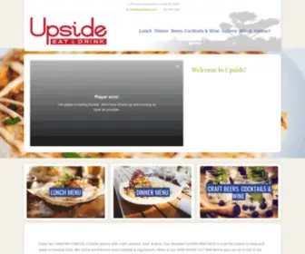 Upsideobx.com(Upside Restaurant & Bar) Screenshot