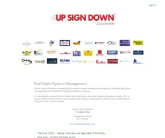 Upsigndown.com(Real Estate Software Solution Provider) Screenshot