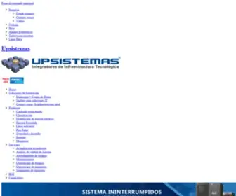 Upsistemas.co(Soluciones para Integración de Infraestructura Tecnológica) Screenshot