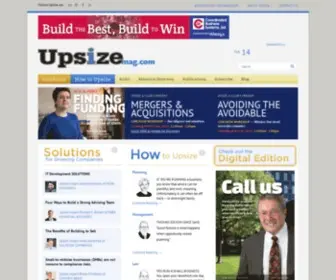 Upsizemag.com(Upsize Magazine) Screenshot