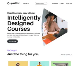 Upskillist.com(Top Accredited Online Courses with Certificates) Screenshot