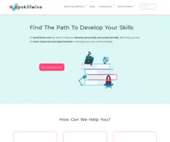 Upskillwise.com(Find your path to success and personal growth in 2024) Screenshot