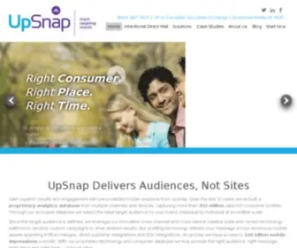 Upsnap.com(Mobile Advertising Solutions) Screenshot