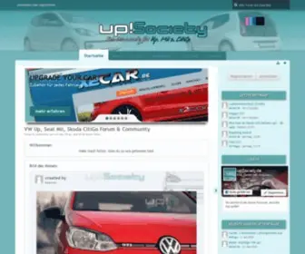 Upsociety.de(VW Up) Screenshot