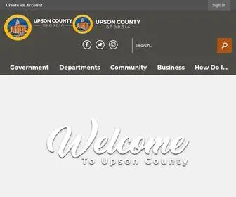 Upsoncountyga.org(Upson County) Screenshot