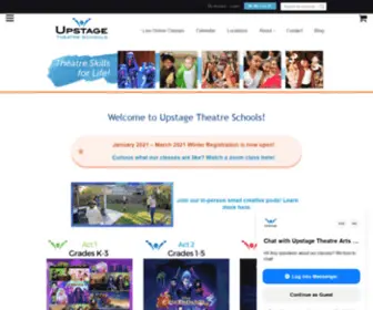 Upstageschools.com(Upstage Theatre Schools) Screenshot