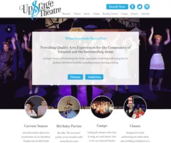 Upstagetheatreok.com(Upstage Theatre) Screenshot