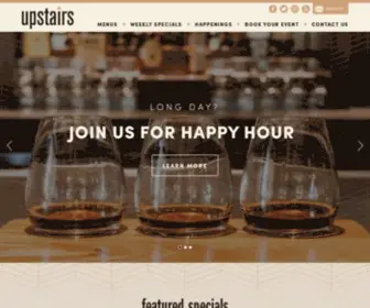 Upstairsbarandlounge.com(Bar and Lounge) Screenshot