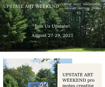 Upstateartweekend.org(UPSTATE ART WEEKEND) Screenshot