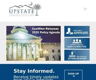 Upstatechamber.org(Upstate Chamber Coalition) Screenshot