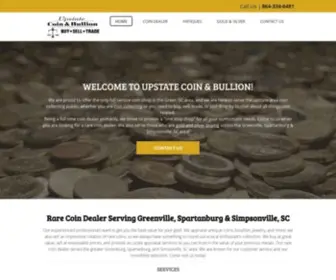 Upstatecoinandbullionsc.com(Upstate Coin And Bullion) Screenshot