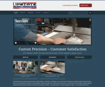 Upstatemachine.com(Upstate Machine & Manufacturing) Screenshot