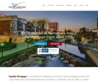 Upstatemortgage.com(Mortgage Lenders Greenville SC) Screenshot