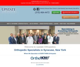 Upstateorthopedics.com(Upstate Orthopedics) Screenshot