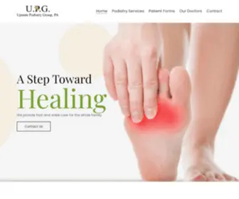 Upstatepodiatry.com(Upstatepodiatry) Screenshot