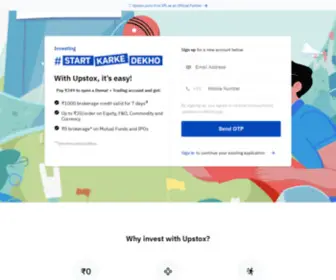 Upstox.pro(Open a Demat Account) Screenshot