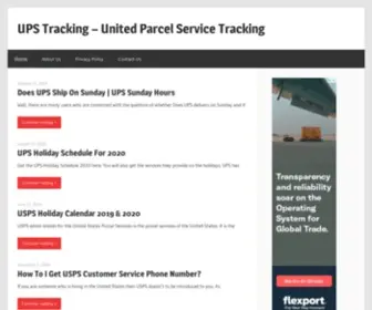 Upstrackingit.com(UPS Tracking) Screenshot