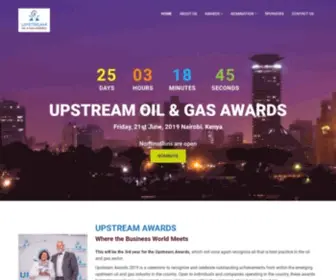 Upstreamawards.com(Upstream Awards) Screenshot